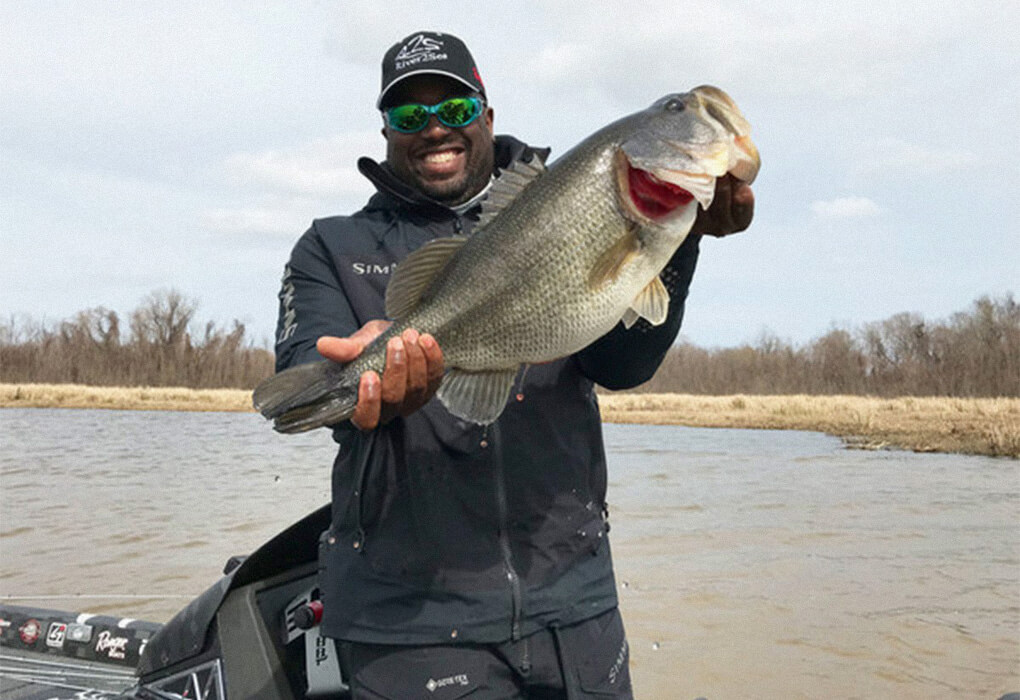 Ish Monroe knows that California is full of big bass. (Photo by Major League Fishing)