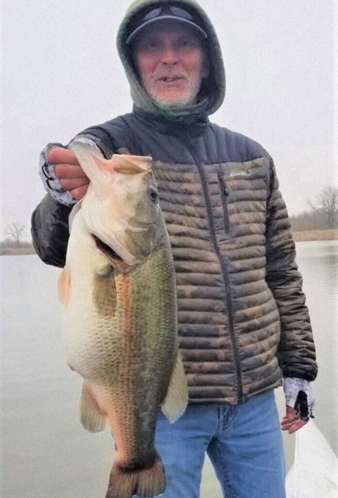 Kansas isn't known nationally as big-bass country, but Van Hendrickson caught a lunker this spring that defies that reputation