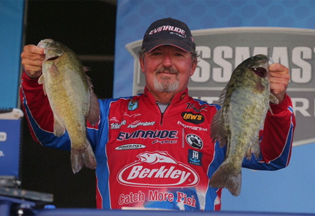 David Fritts still brings big bass to the scales in B.A.S.S. Elite tournaments such as the 2018 event at Lake Oahe in South Dakota. (Photo by James Overstreet/B.A.S.S.)