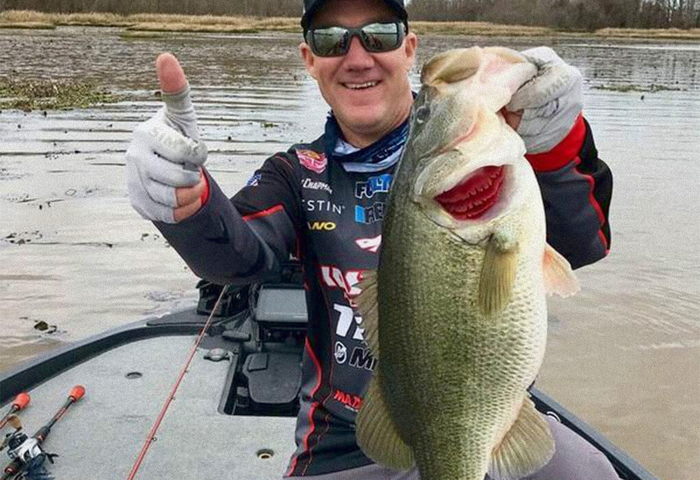 Brent Chapman knows that late fall can be a great time to target big bass. (Photo courtesy of Brent Chapman)