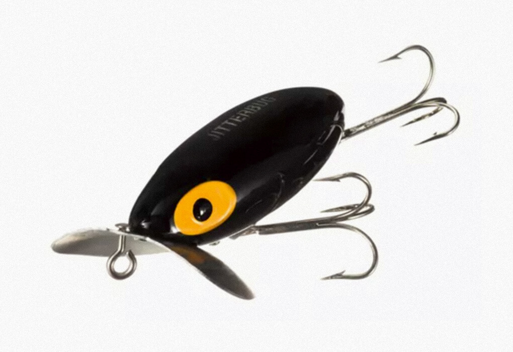 The Arbogast Jitterbug is an old-time topwater bait that still works