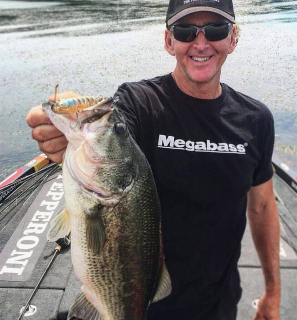 Fall is topwater time for pro fisherman Randy Blaukat. (photo courtesy of Randy Blaukat)