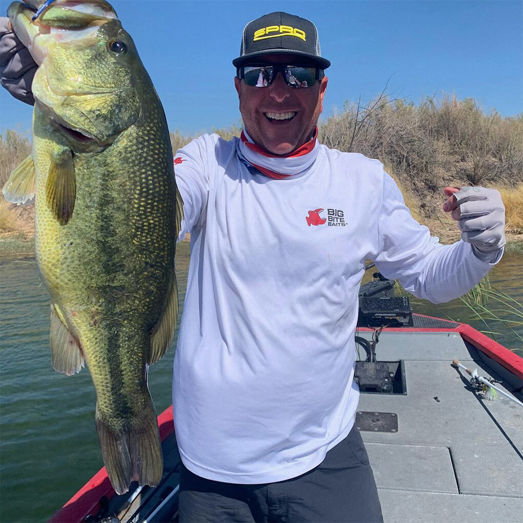 Dean Rojas uses frogs to catch trophy bass such as this fatty (photo courtesy of Dean Rojas)
