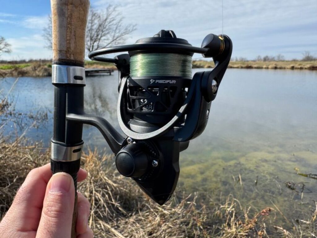 Piscifun Carbon X reel on the lake